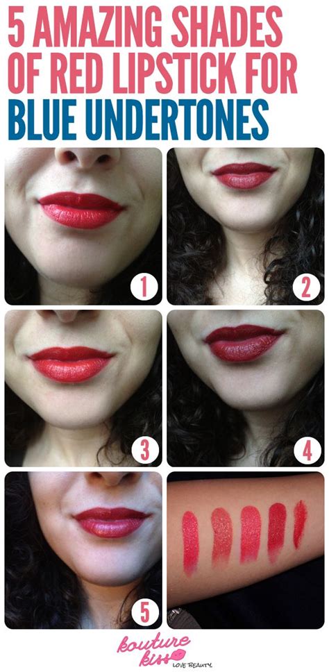 best red lipstick for blue undertones.